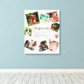 Persoonlijke Stiefmoeder Definitie 9 Foto Collage Canvas Afdruk (Insitu (Houten vloer))