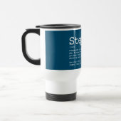 Persoonlijke Stiefvader Definitie Blauw Reisbeker (Links)