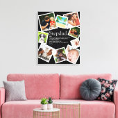 Persoonlijke Stiefvader Naam Definitie 9 Foto Canvas Afdruk (Insitu (Woonkamer))