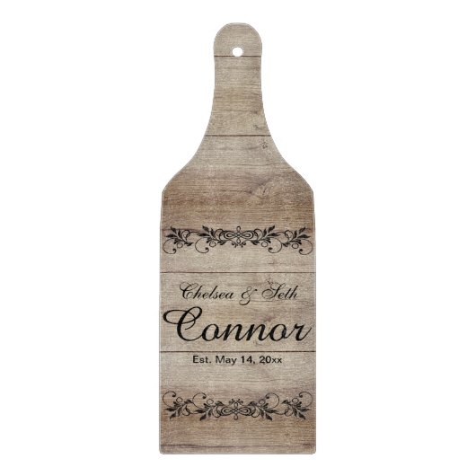 Persoonlijke stijl van hout snijplank (Voorkant)