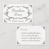 Persoonlijke  stijl voor studenten visitekaartje (Voorkant / Achterkant)