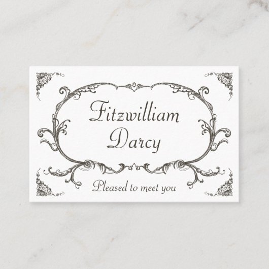 Persoonlijke  stijl voor studenten visitekaartje (Voorkant)