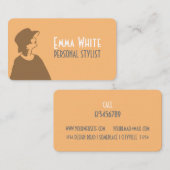 Persoonlijke stijllijst visitekaartje (Voorkant / Achterkant)