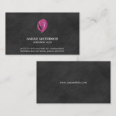 Persoonlijke stijlvolle flesjes met verstuiver visitekaartje (Voorkant / Achterkant)