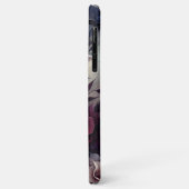 Persoonlijke stijlvolle gotische roos bloemrijke V Case-Mate iPhone Case (Achterkant/links)