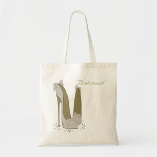Persoonlijke stiletto-schopkunst tote bag