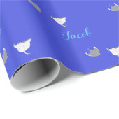 Persoonlijke Stingray Cadeaupapier (Rol Hoek)