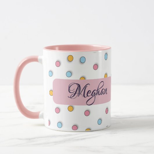 Persoonlijke Stippenkoffie Mok (Links)
