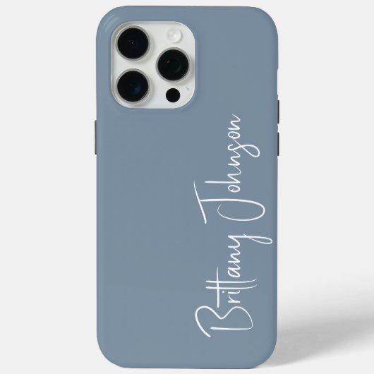 Persoonlijke Stofblauwe Case-Mate iPhone Case (Achterkant)