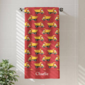 Persoonlijke stortwagen voor kinderen badhanddoek