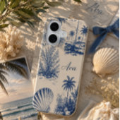 Persoonlijke strand schelp iPhone 16 hoesje