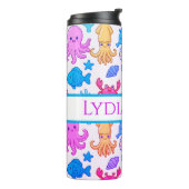 Persoonlijke stranddranktumbler thermosbeker (Gedraaid links)