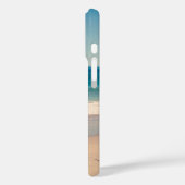 Persoonlijke strandfoto oceaanblauw Case-Mate iPhone case (Achterkant / Links)
