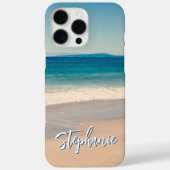 Persoonlijke strandfoto oceaanblauw Case-Mate iPhone case (Achterkant)