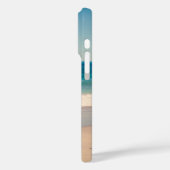 Persoonlijke strandfoto oceaanblauw Case-Mate iPhone case (Achterkant / Links)