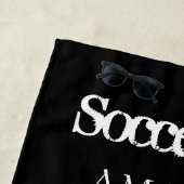 Persoonlijke strandhanddoek cadeau voetbal strandlaken (In situ)