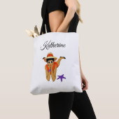 Persoonlijke strandtas tote bag (Dichtbij)