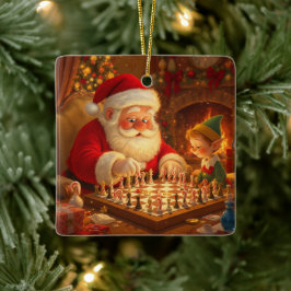 Persoonlijke strategie-sessie van Kerstman Keramisch Ornament