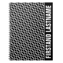 Persoonlijke streepjesstaart Zwarte golven