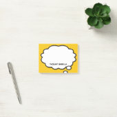 Persoonlijke stripboek pret spreekballon post-it® notes (Kantoor)