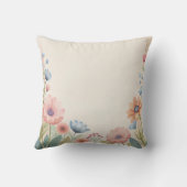 Persoonlijke Striped Home Sweet Home Kussen (Achterkant)