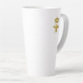 Persoonlijke structeur BEE ĀGold Crown Latte Mok (Rechterhoek)