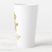 Persoonlijke structeur BEE ĀGold Crown Latte Mok (Voorkant)