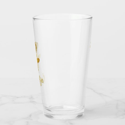Persoonlijke structeur BEE ĀGold Crown Tall Glass Glas (Links)