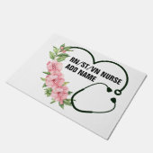 Persoonlijke studentegistratie-veteraanverpleegkun deurmat (Schuin)