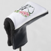 Persoonlijke studentegistratie-veteraanverpleegkun golfheadcover (3/4 voorkant)