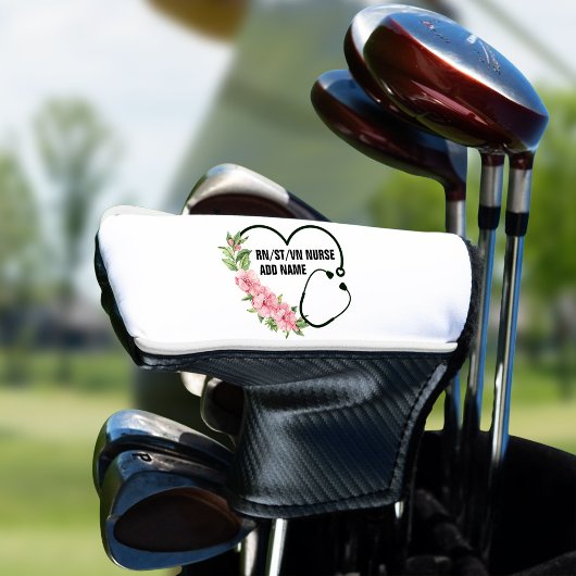 Persoonlijke studentegistratie-veteraanverpleegkun golfheadcover