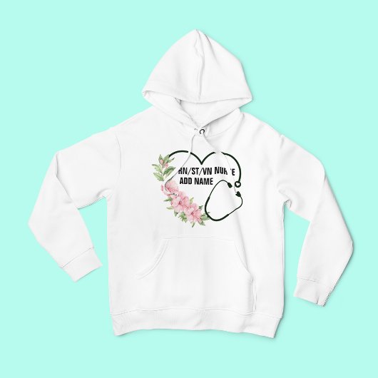 Persoonlijke studentegistratie-veteraanverpleegkun hoodie