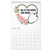 Persoonlijke studentegistratie-veteraanverpleegkun kalender (Mar 2027)