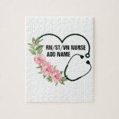 Persoonlijke studentegistratie-veteraanverpleegkun legpuzzel (Verticaal)