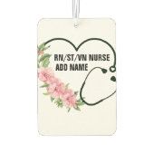 Persoonlijke studentegistratie-veteraanverpleegkun luchtverfrisser (Achterkant)