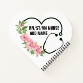 Persoonlijke studentegistratie-veteraanverpleegkun notitieboek (Achterkant)