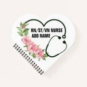 Persoonlijke studentegistratie-veteraanverpleegkun notitieboek (Voorkant)