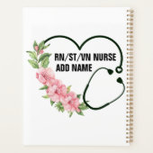 Persoonlijke studentegistratie-veteraanverpleegkun planner (Achterkant)