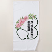 Persoonlijke studentegistratie-veteraanverpleegkun strandlaken (Voorkant)