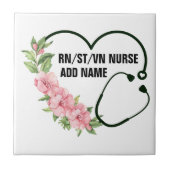 Persoonlijke studentegistratie-veteraanverpleegkun tegeltje (Voorkant)