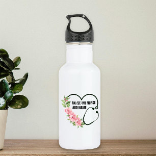 Persoonlijke studentegistratie-veteraanverpleegkun waterfles