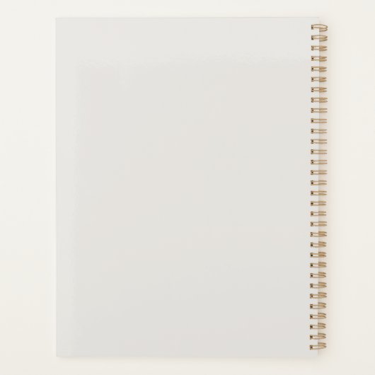 Persoonlijke Studietijdplanner Esthetische Student Planner (Achterkant)