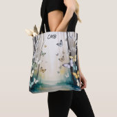 Persoonlijke Subtiele Vlinders Tote Bag (Dichtbij)