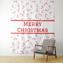 Persoonlijke Suikerstok Kerstmis Wandkleed