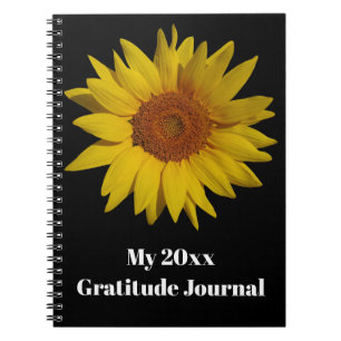 Persoonlijke Sunflower Journal-laptop Notitieboek