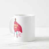 Persoonlijke Super Dad Mok | Aangepaste Namen van (Voorkant links)