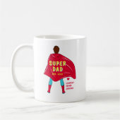 Persoonlijke Super Dad Mok | Aangepaste Namen van (Links)