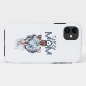 Persoonlijke Super Moeder met Zoon en Dochter Cade Case-Mate iPhone Case (Achterkant (horizontaal))