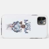 Persoonlijke Super Moeder met Zoon en Dochter Cade Case-Mate iPhone Case (Achterkant (horizontaal))