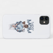 Persoonlijke Super Moeder met Zoon en Dochter Cade Case-Mate iPhone Case (Achterkant (horizontaal))